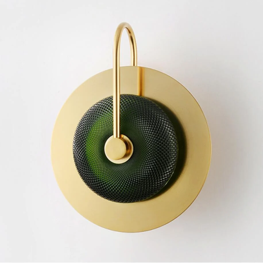 Wattle cirkelvormige moderne art deco wandlamp met LED lampen inbegrepen