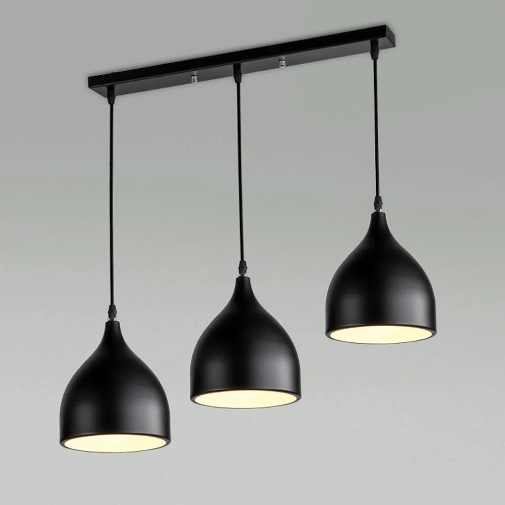 Moderne Scandinavische hanglamp in hoogwaardig ijzer voor gangen en keukens
