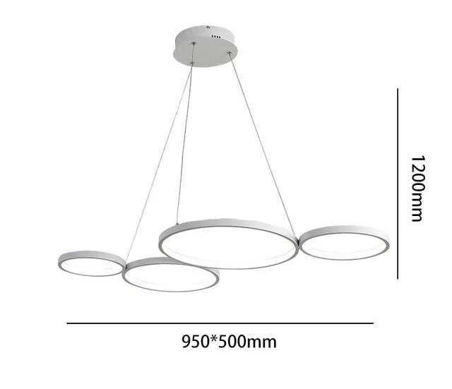 Gleam minimalistinen art deco -riippuvalo akryylia, alumiinia ja ruostumatonta terästä